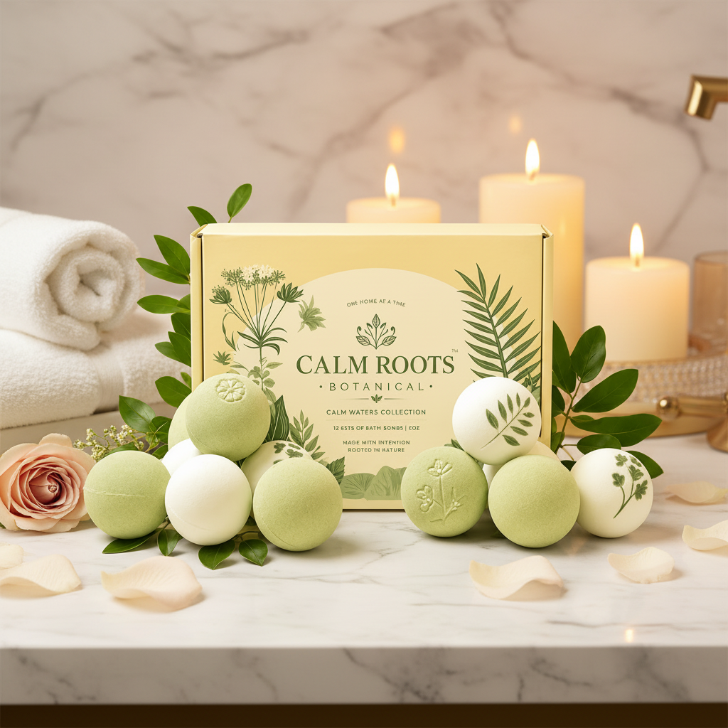 Plantful™ Natural Organic Handmade Bath Bombs12 Gift Sets Luxurious Aromatherapy Eco-Friendly Bubble Bath for Kids Perfect for Men and Women Valentines Day Gifts